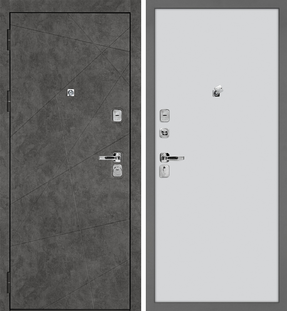 Дверь Урбан-127/Гладкая  /  2050 х 980 левое 