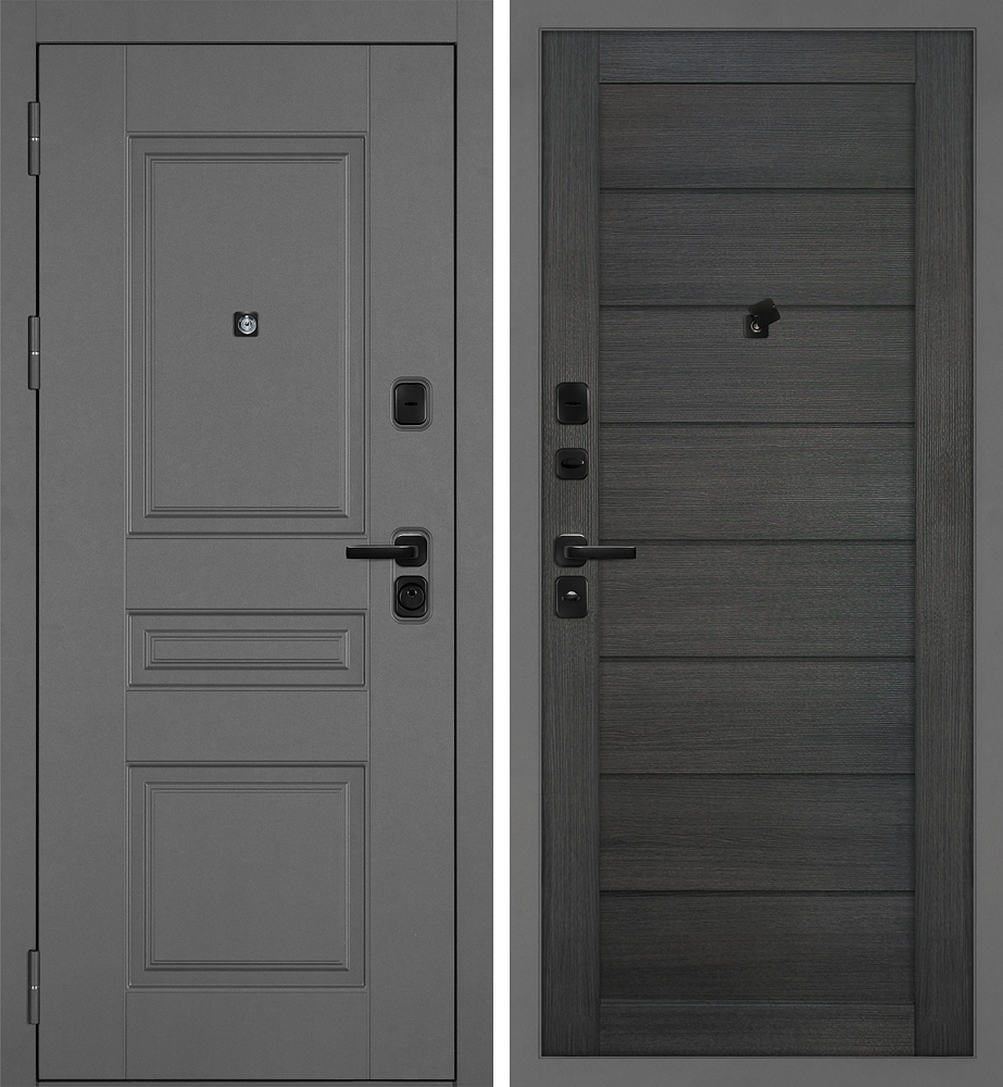 Дверь Октава-150/ТЕХНО-708 Серый / Грей