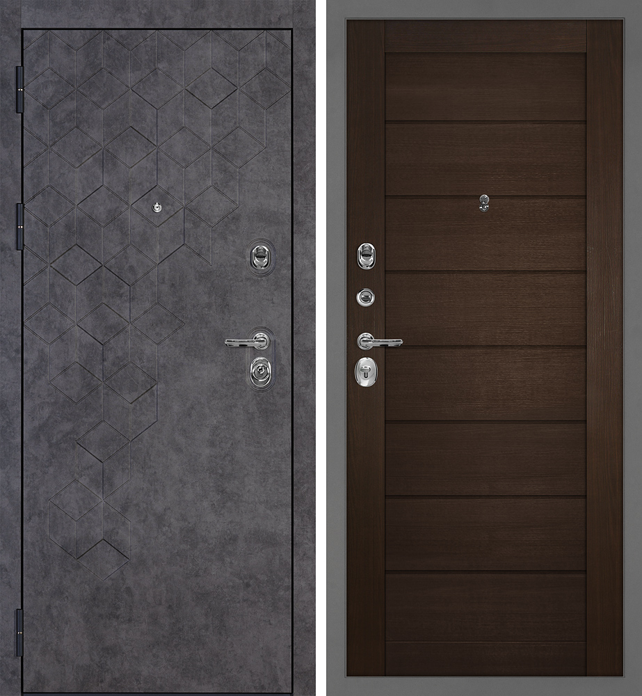 Дверь Тетра-126/Техно-708  /  2050 х 980 правое 