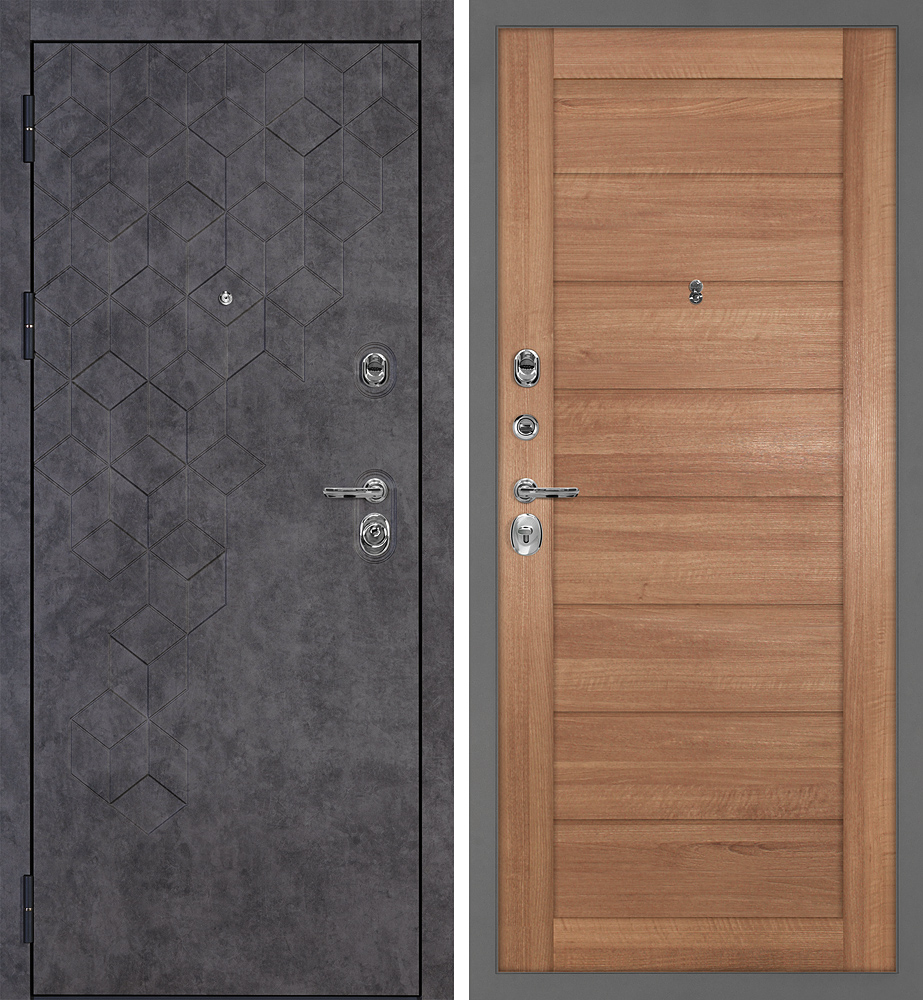 Дверь Тетра-126/Техно-708  /  2050 х 980 правое 