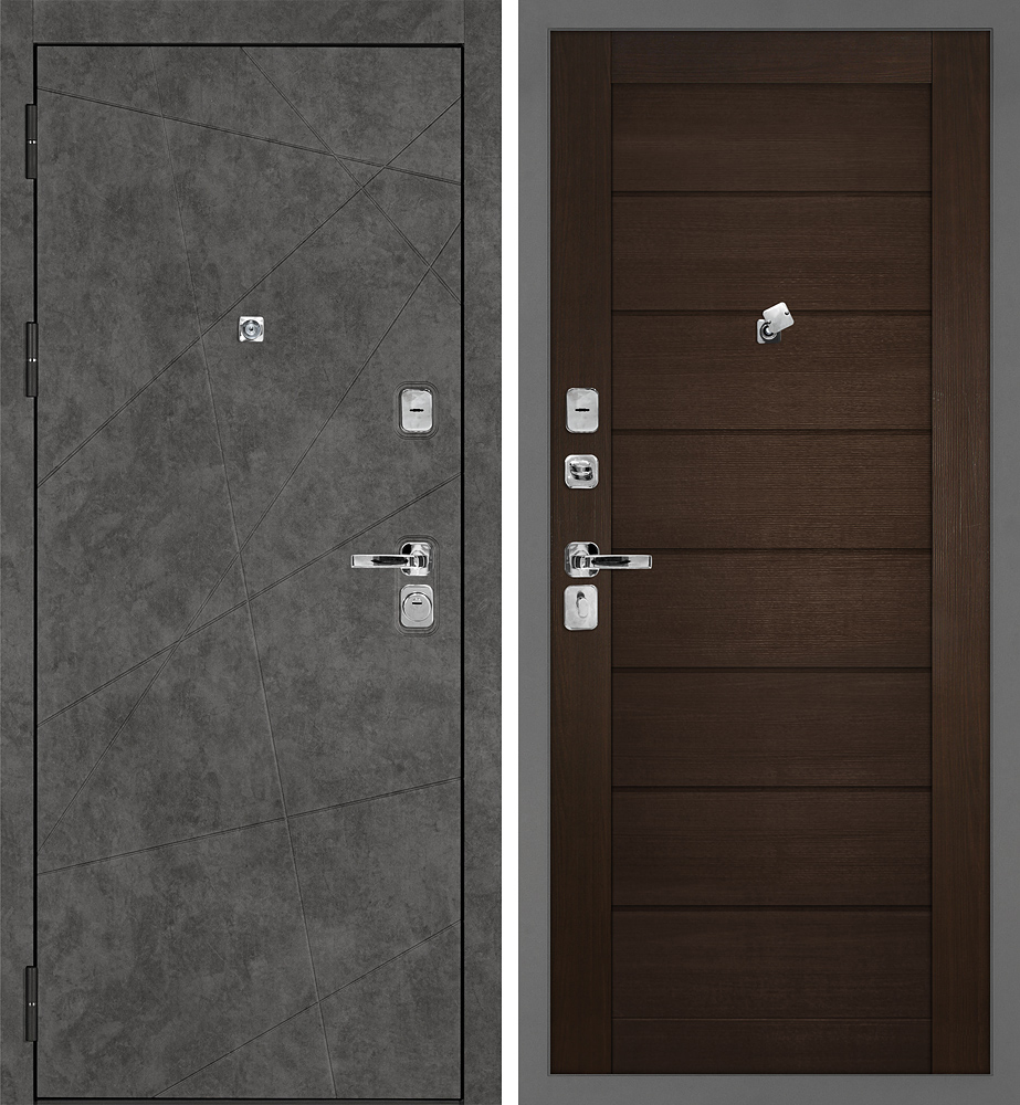 Дверь Урбан-127/Техно-708  /  2050 х 980 левое 