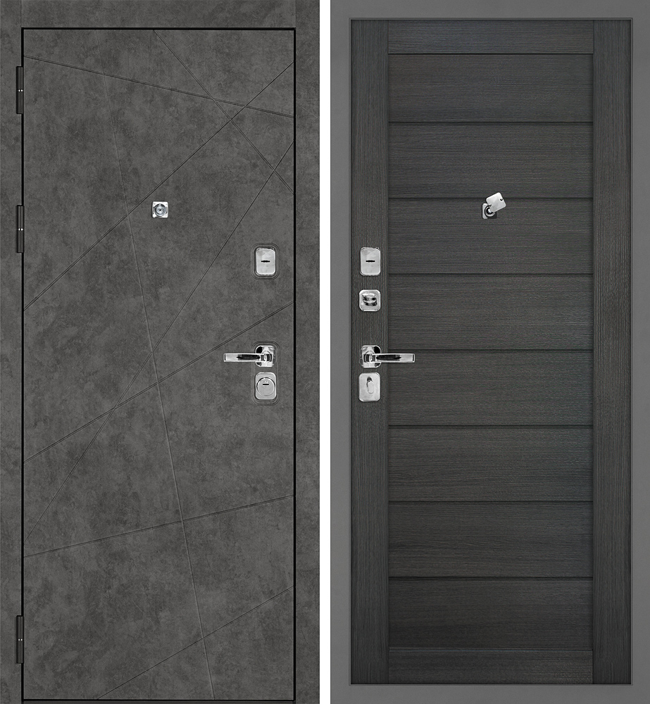 Дверь Урбан-127/Техно-708  /  2050 х 980 правое 