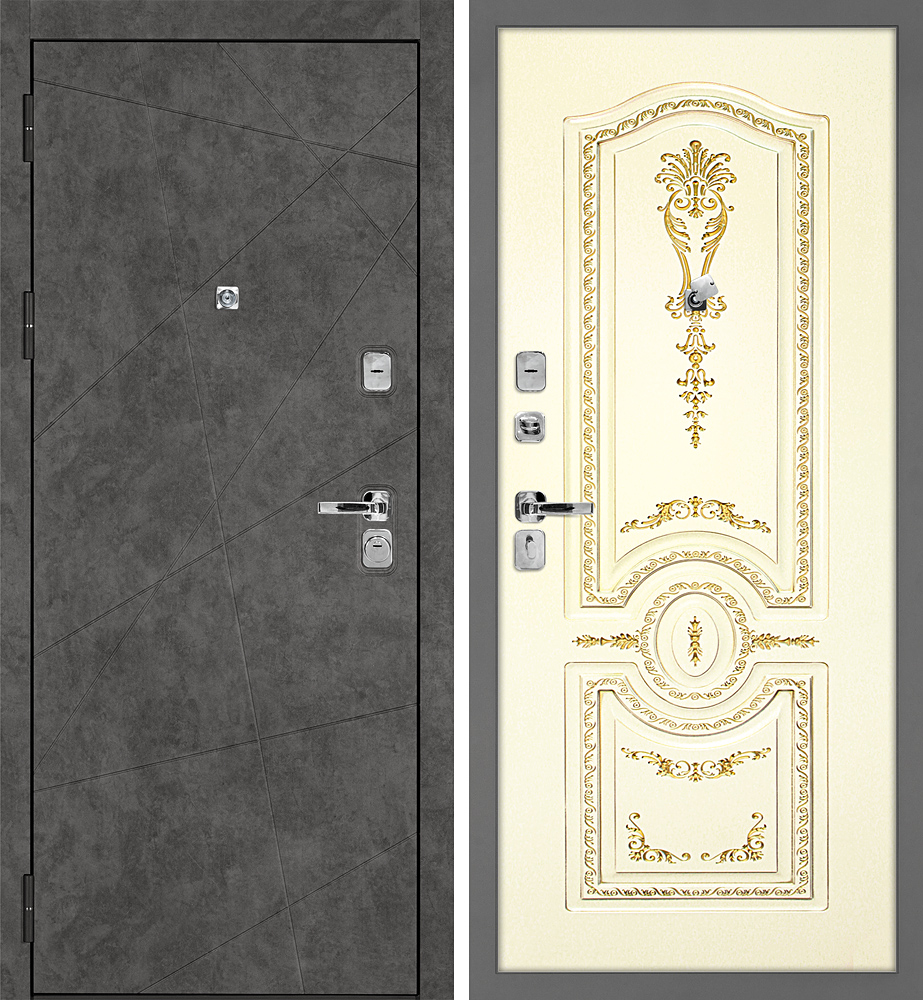 Дверь Урбан-127/Smalta-11  /  2050 х 980 левое 