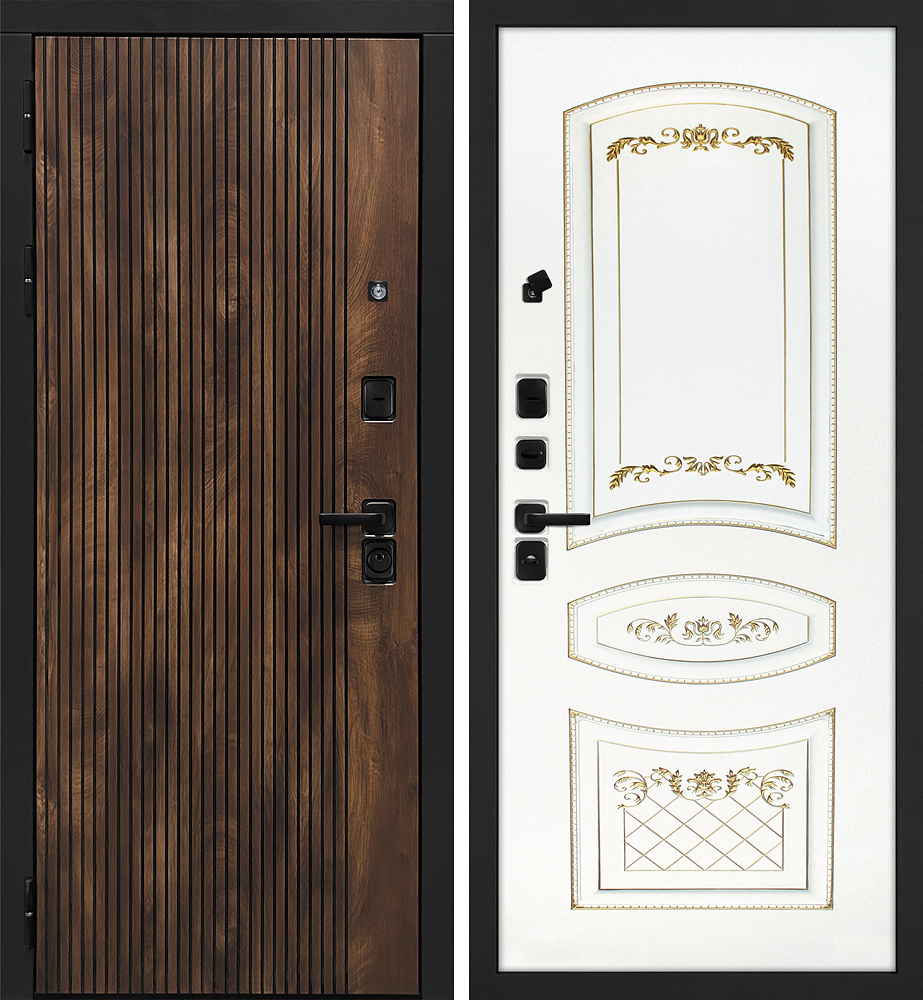 Дверь Лофт-1/Смальта-05  /  2050 х 960 правое 