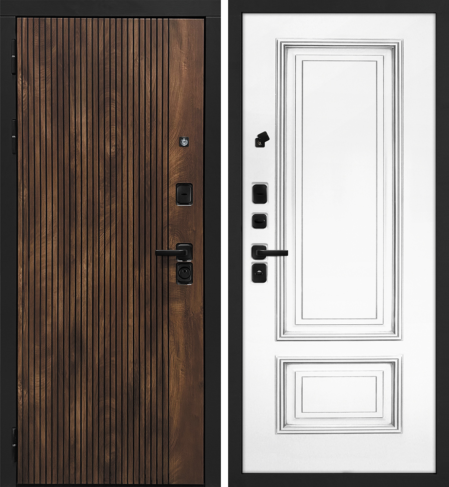 Дверь Лофт-1/Смальта-08  /  2050 х 860 правое 