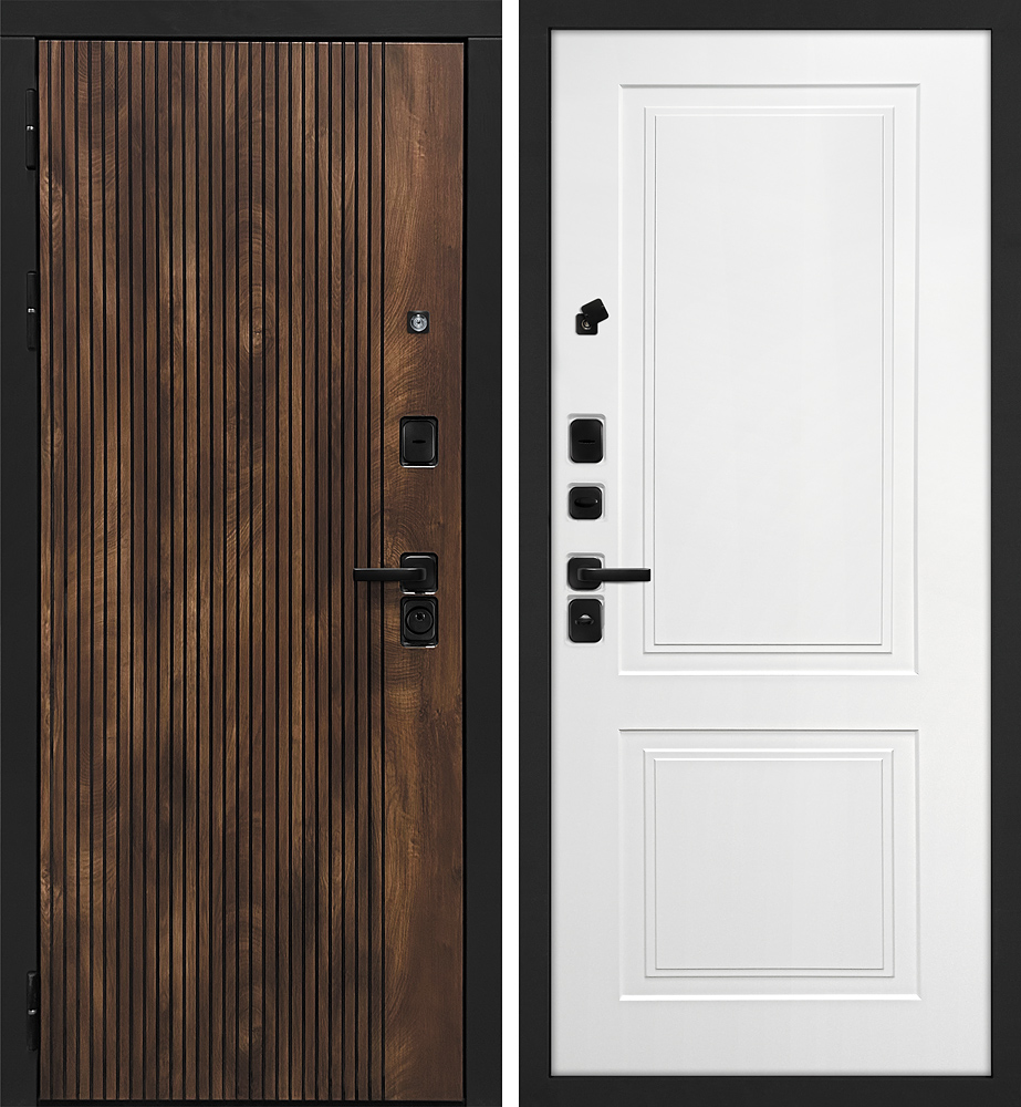 Дверь Лофт-1/Смальта-Лайн 04  /  2050 х 960 левое 