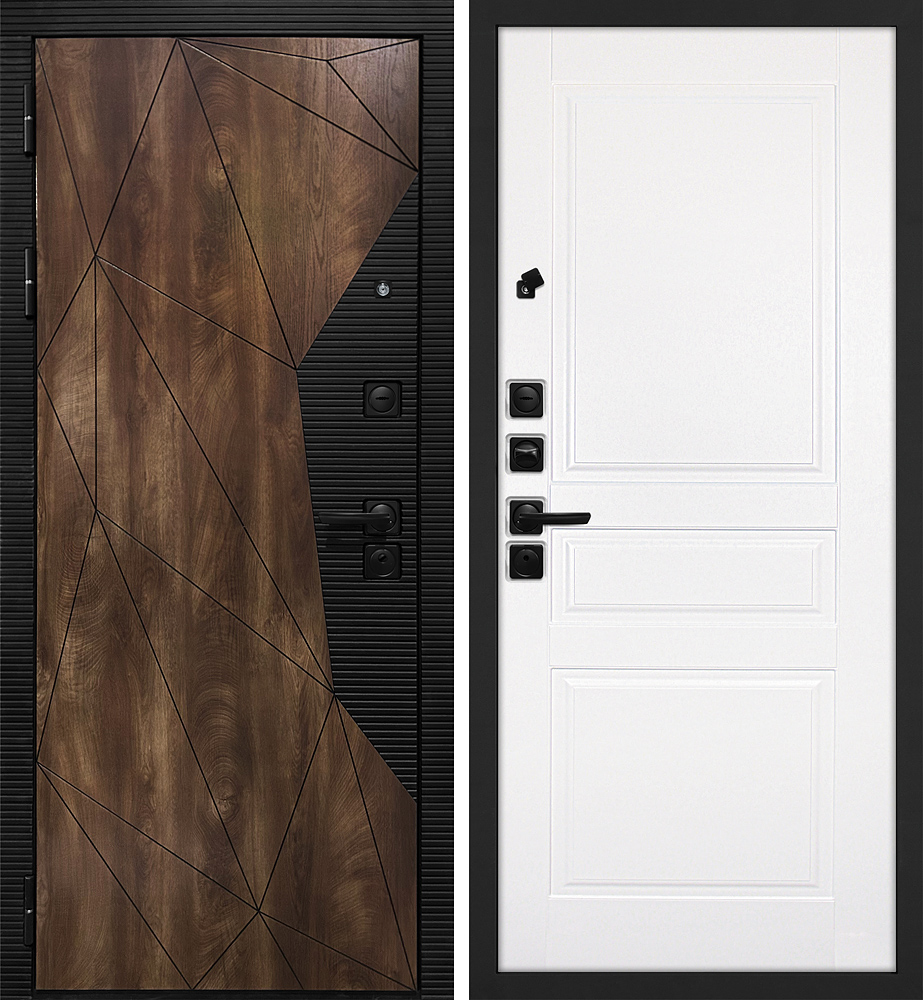 Дверь Лофт-2/ Смальта 01  /  2050 х 960 правое 