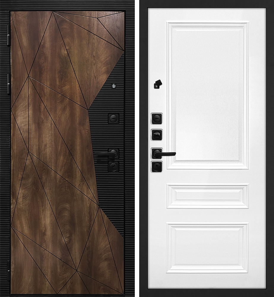 Дверь Лофт-2/ Смальта 06  /  2050 х 960 правое 