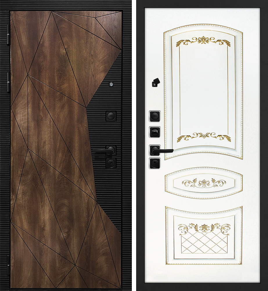 Дверь Лофт-2/ Смальта 05  /  2050 х 860 правое 