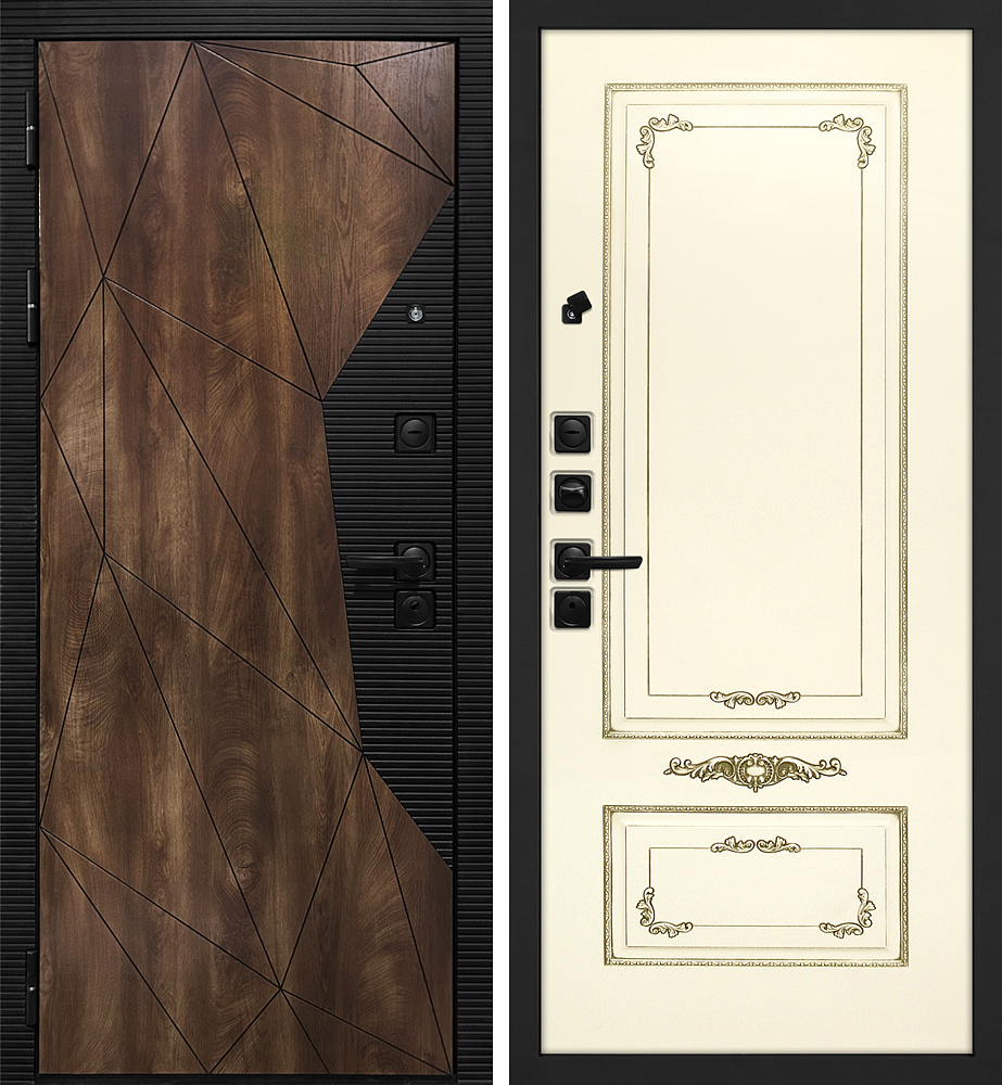 Дверь Лофт-2/ Смальта 09  /  2050 х 960 левое 