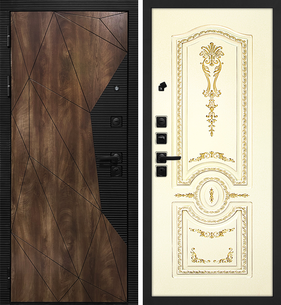 Дверь Лофт-2/ Смальта 11  /  2050 х 960 правое 