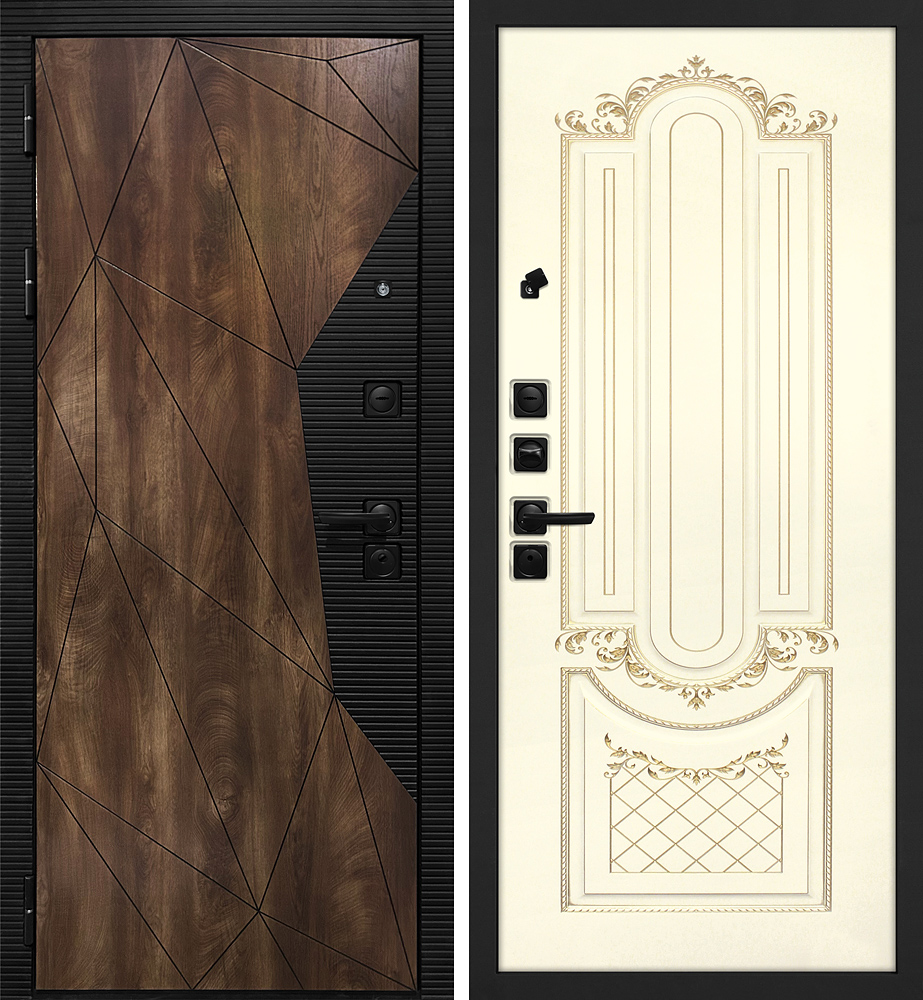 Дверь Лофт-2/ Смальта 13  /  2050 х 960 правое 