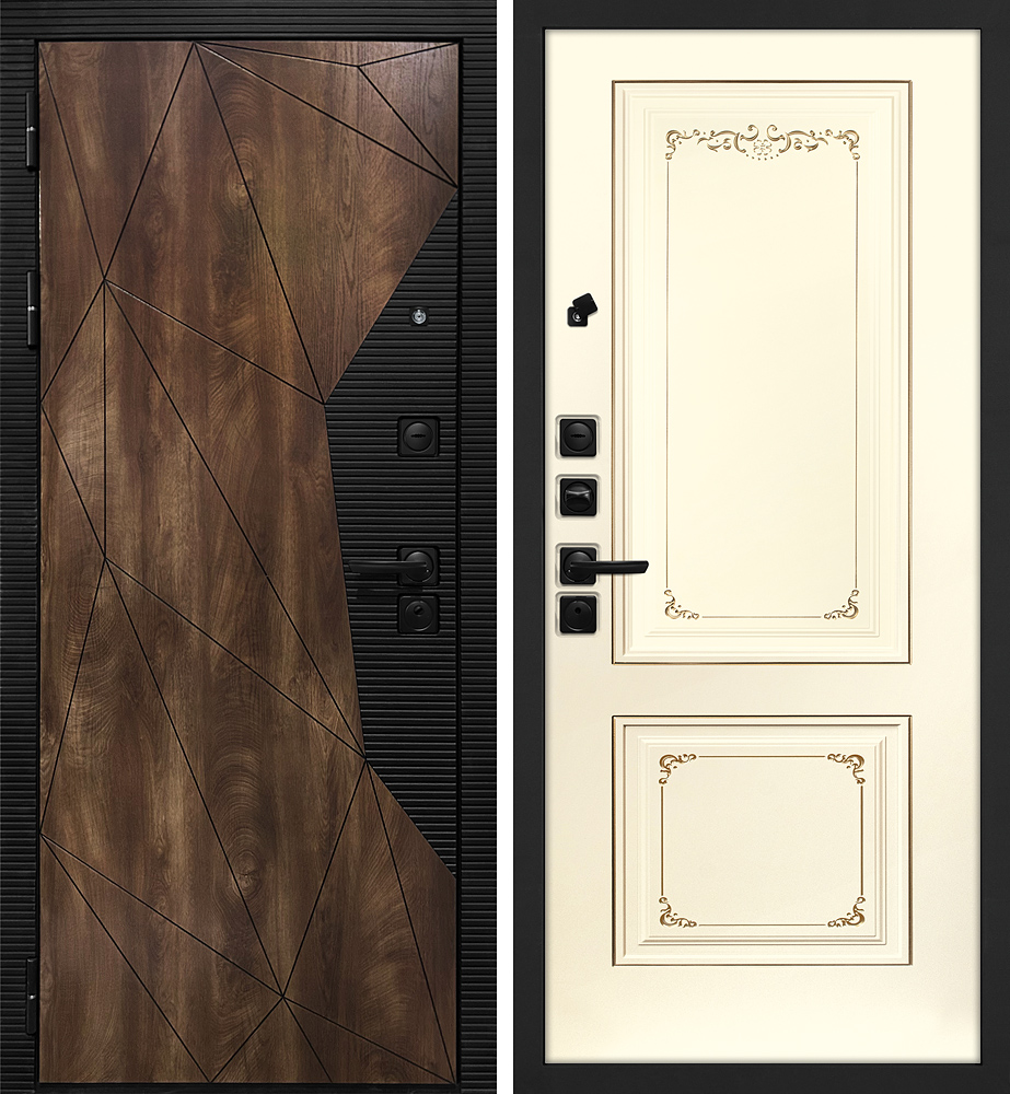 Дверь Лофт-2/ Смальта 14  /  2050 х 960 правое 