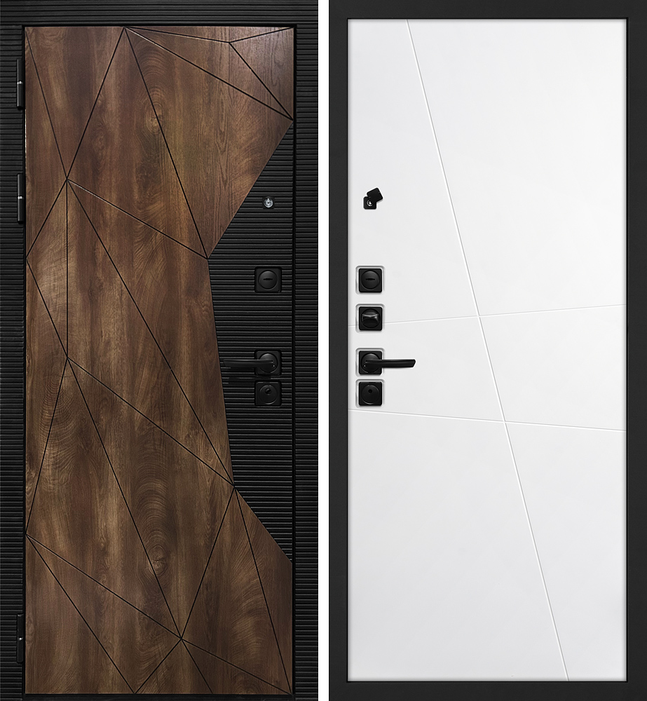 Дверь Лофт-2/ Смальта-Лайн 02  /  2050 х 960 левое 