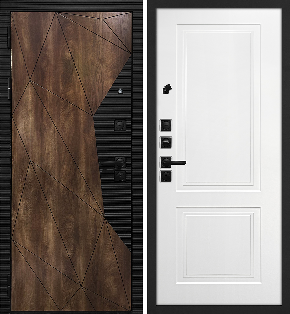 Дверь Лофт-2/ Смальта-Лайн 04  /  2050 х 960 левое 