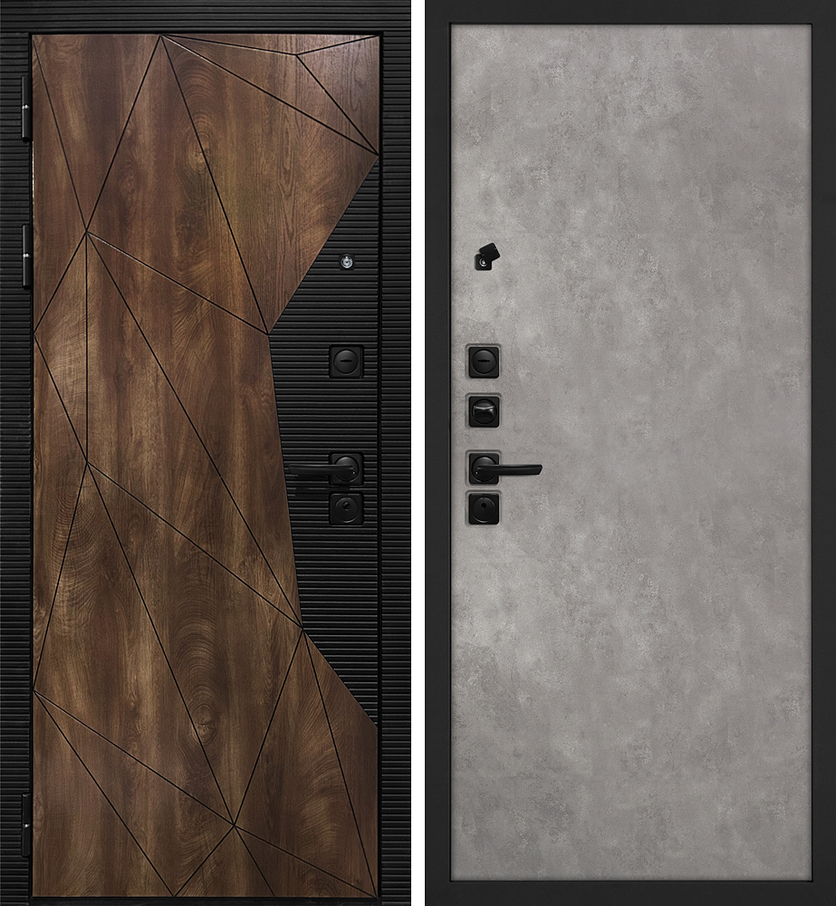 Дверь Лофт-2/Гладкая  /  2050 х 960 правое 