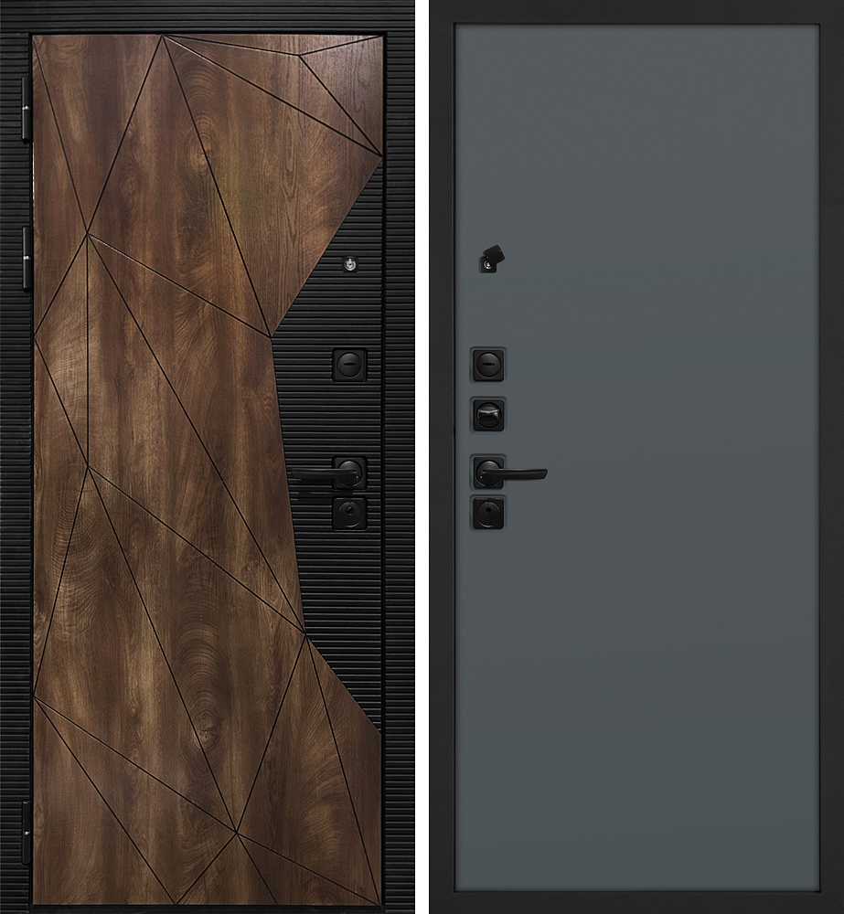 Дверь Лофт-2/Гладкая  /  2050 х 960 правое 