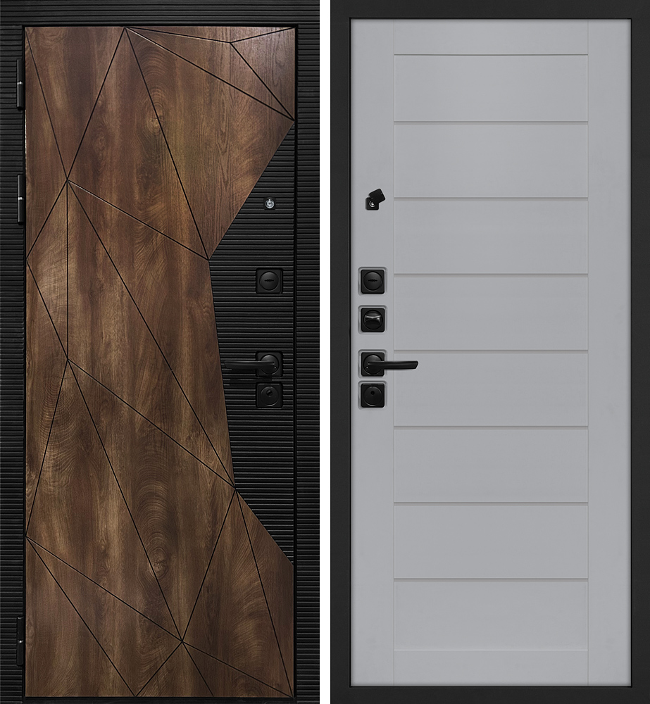 Дверь Лофт-2/ ТЕХНО-708  /  2050 х 860 правое 