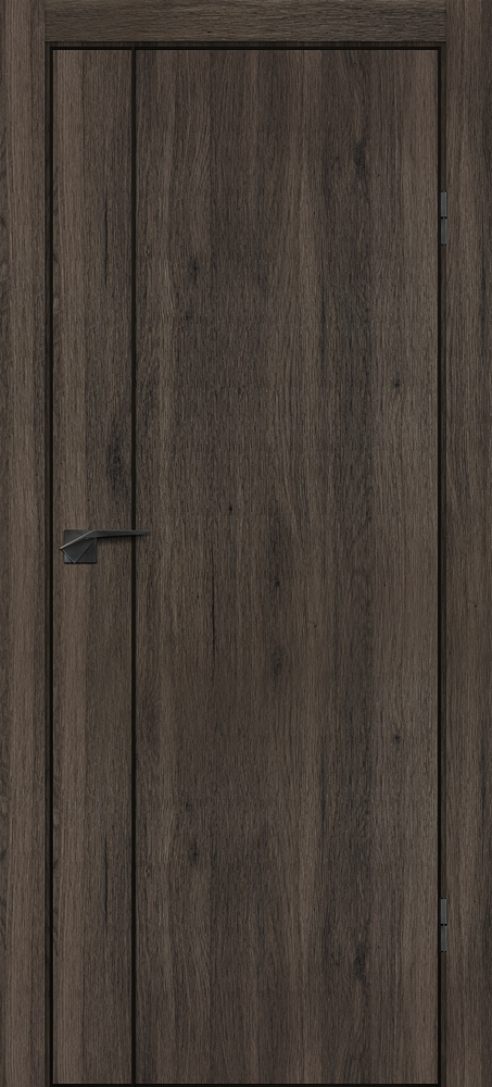 Дверь P-21  черный молдинг PET,  кромка ABS черная c 4-х ст....