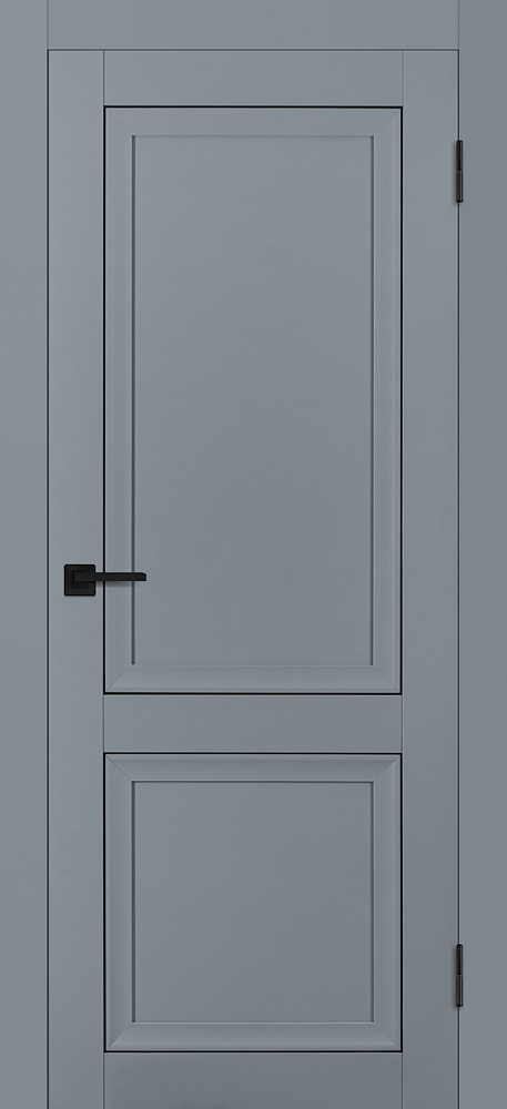 Двери ЭКОШПОН, ПВХ PROFILO PORTE PST-38 глухое Серый матовый размер 200 х 70 см. артикул F0000109206