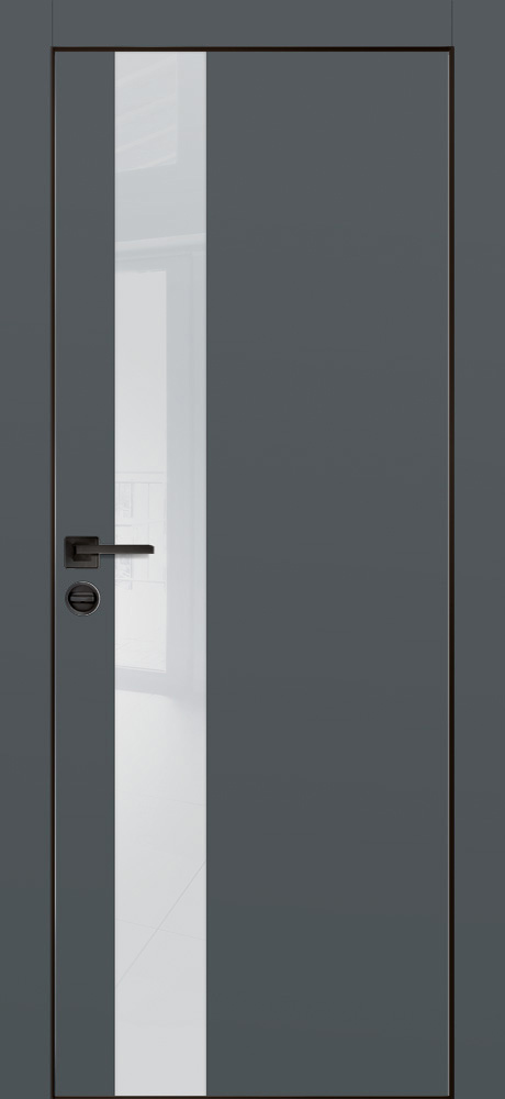 Дверь PX-10 черная кромка с 4-х ст....