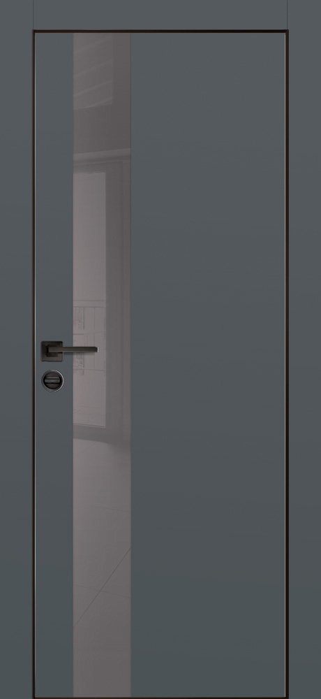 Дверь PX-10 черная кромка с 4-х ст....