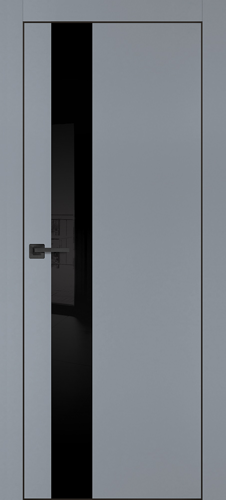 Дверь PX-10 черная кромка с 4-х ст....