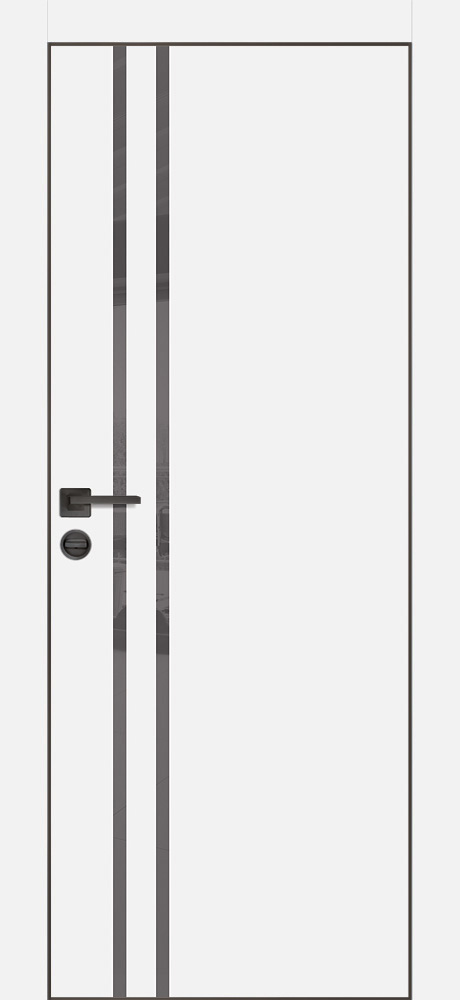 Дверь ПХ-11  черная кромка с 4-х ст....