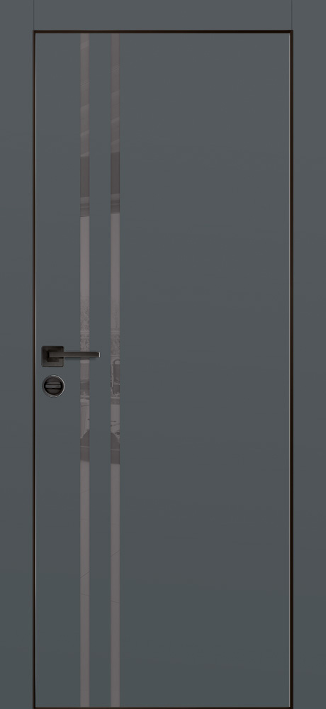 Дверь PX-11  черная кромка с 4-х ст....