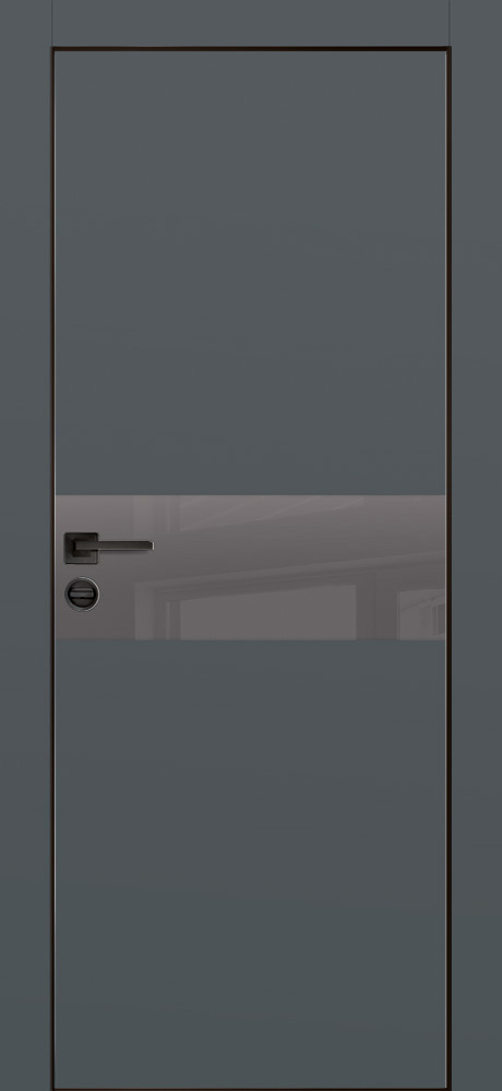 Дверь PX-3 черная кромка с 4-х ст....