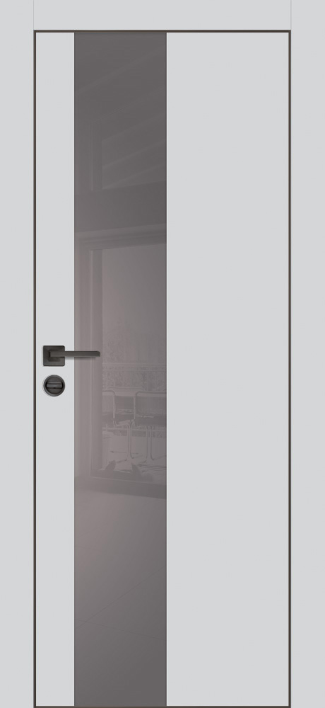 Дверь PX-6 черная кромка с 4-х ст....