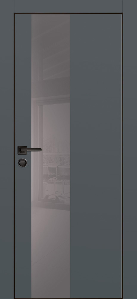 Дверь PX-6 черная кромка с 4-х ст....