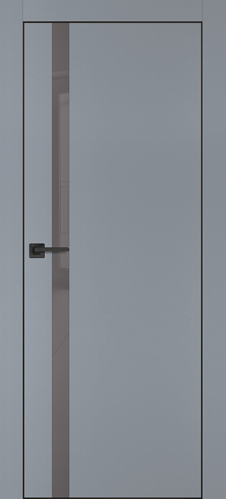 Дверь PX-8  черная кромка с 4-х ст....