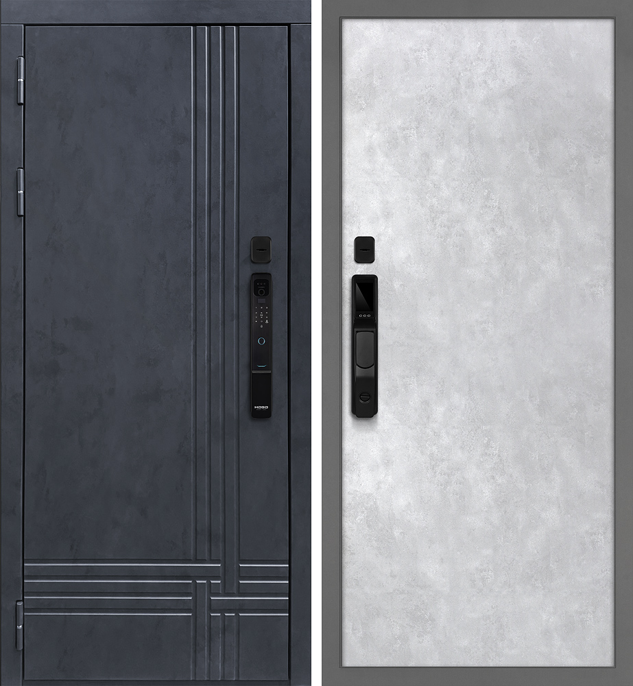 Дверь Осло смарт/Гладкая  /  2050 х 860 правое 