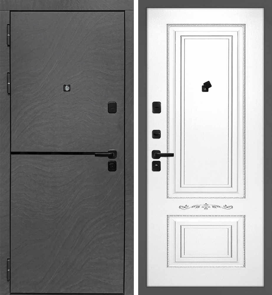 Дверь Горизонт/Смальта 04  /  2050 х 960 правое 