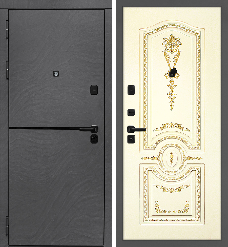 Дверь Горизонт/Смальта 11  /  2050 х 860 правое 