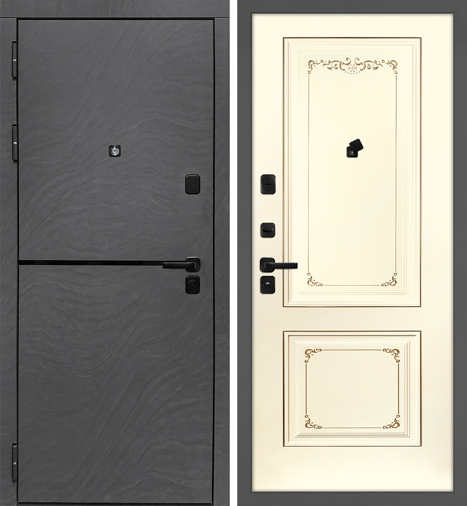 Дверь Горизонт/Смальта 14  /  2050 х 960 левое 