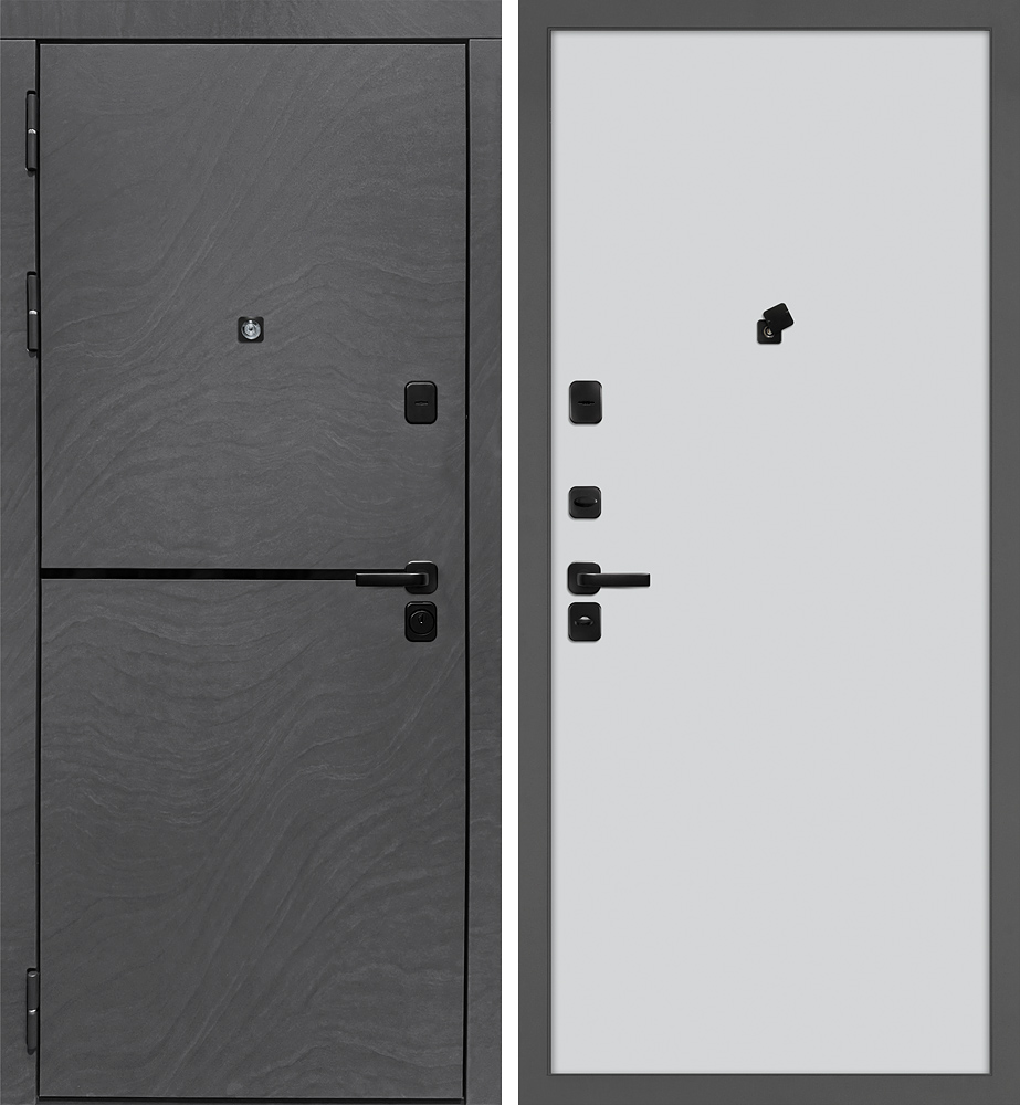 Дверь Горизонт/Гладкая  /  2050 х 860 правое 