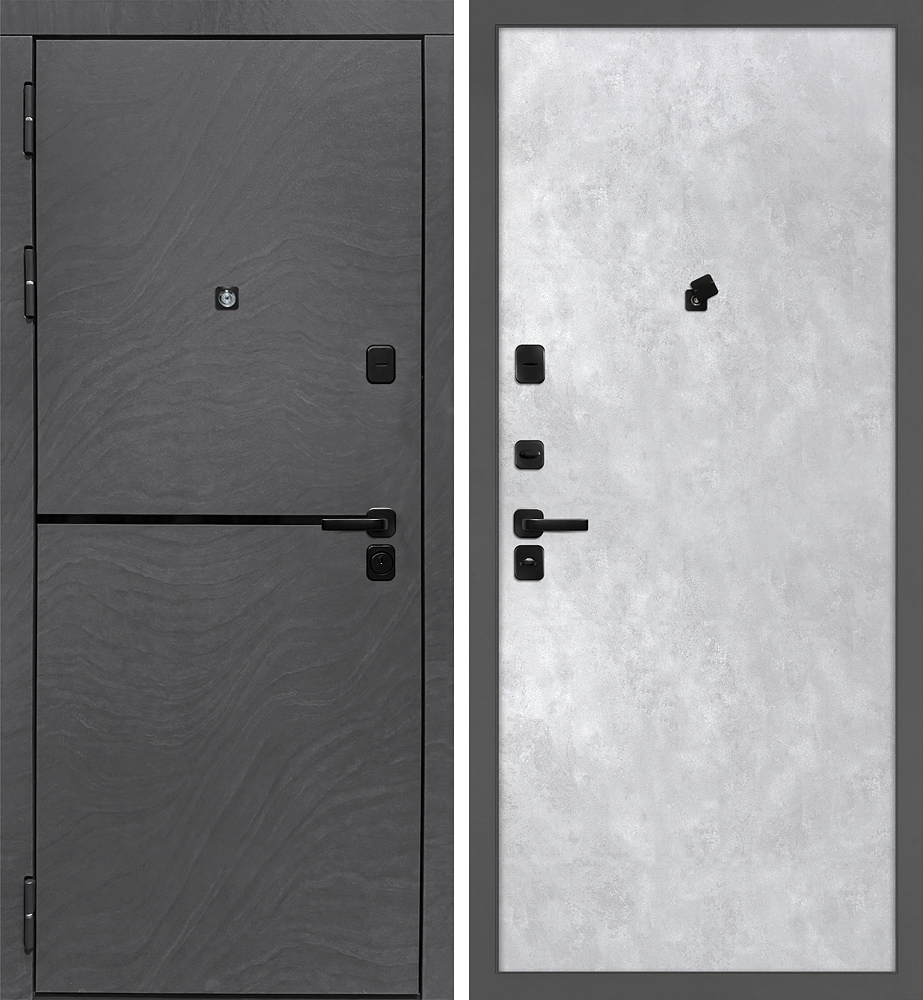 Дверь Горизонт/Гладкая  /  2050 х 960 правое 