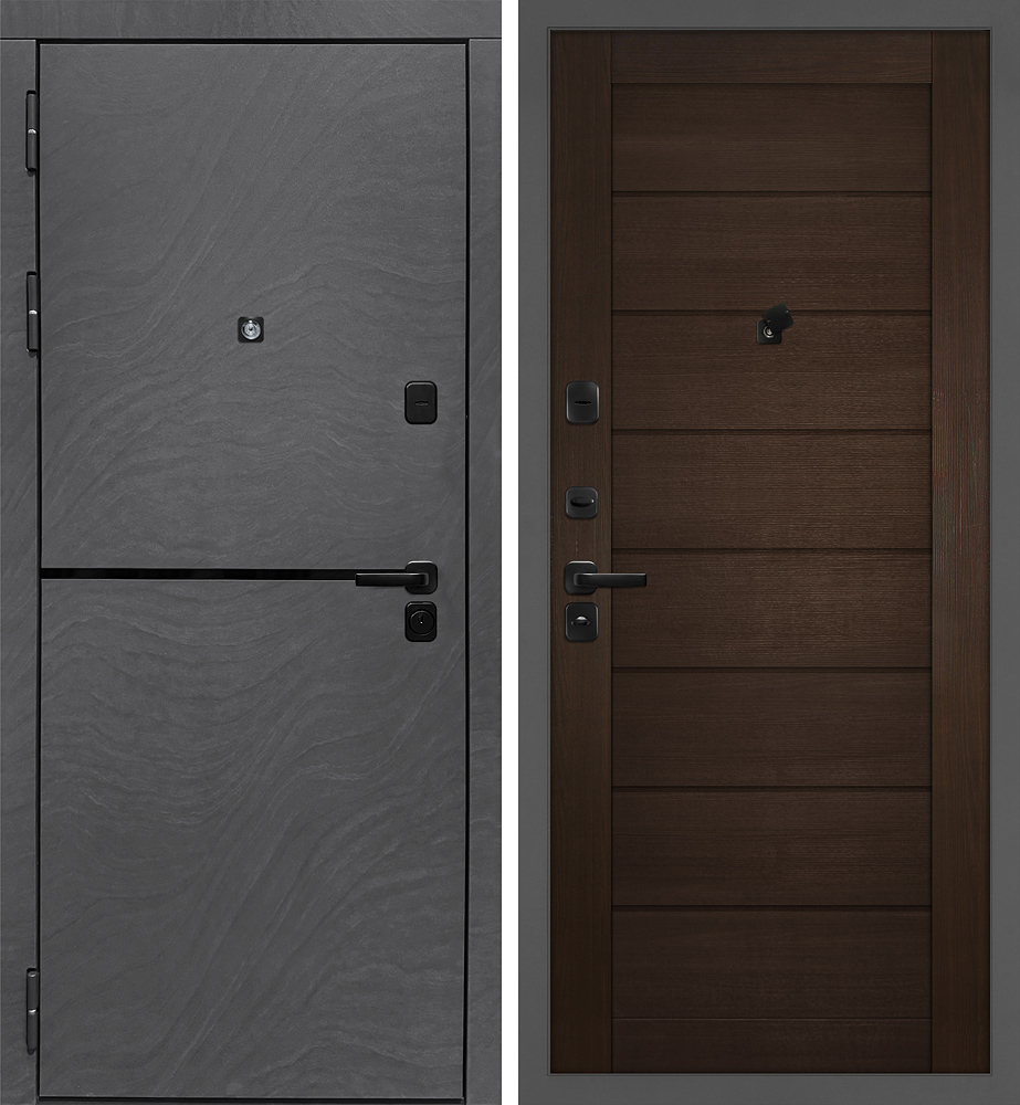 Дверь Горизонт/Техно 708  /  2050 х 960 правое 