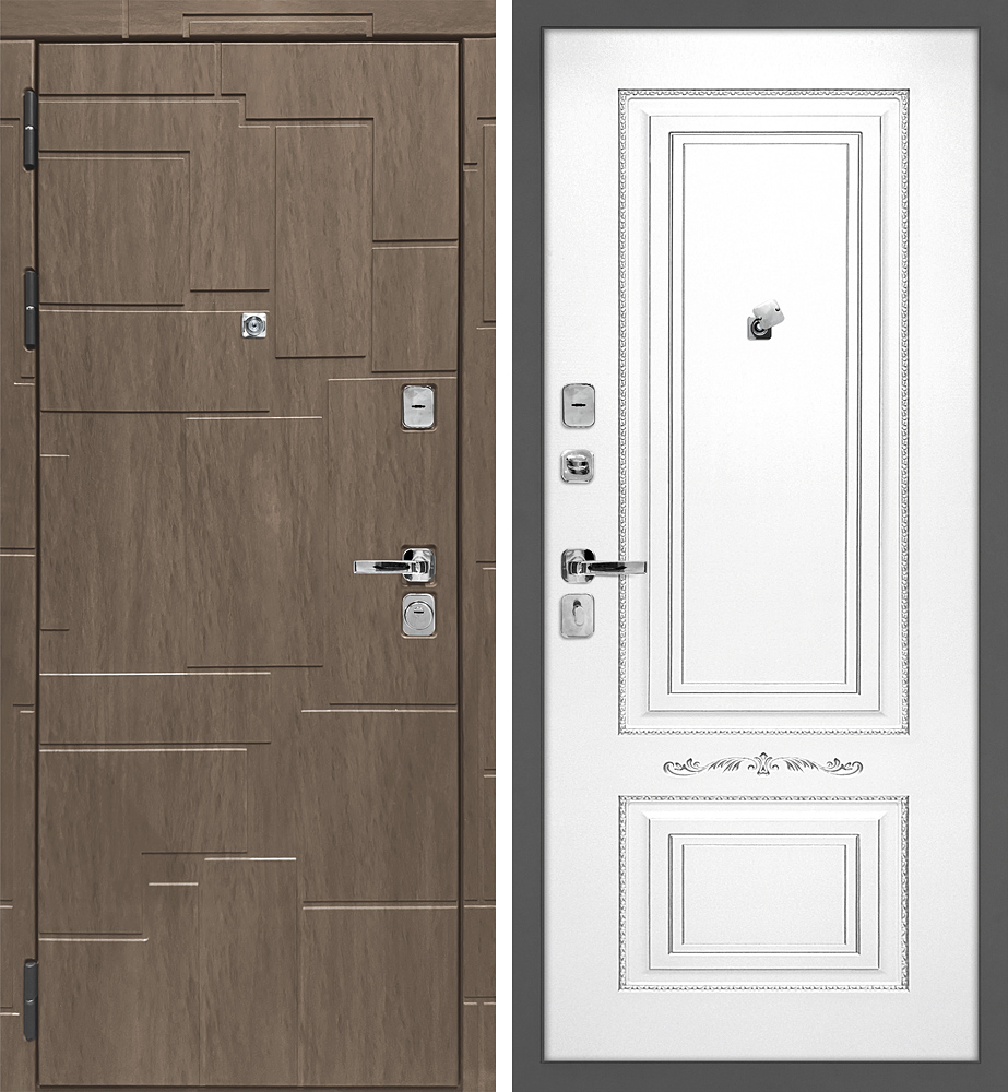 Дверь Домино/Смальта 04  /  2050 х 860 правое 