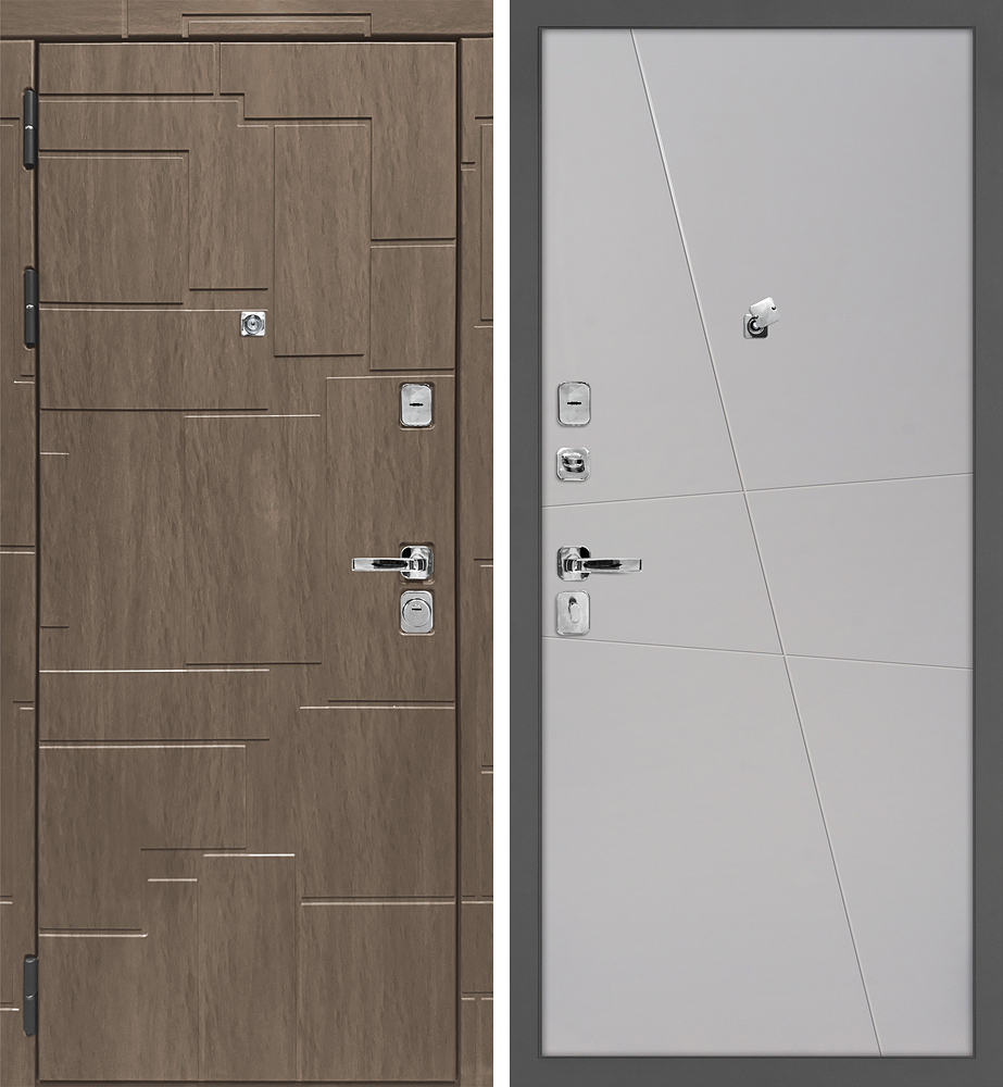 Дверь Домино/Смальта-Лайн 02  /  2050 х 860 правое 