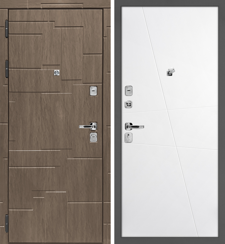 Дверь Домино/Смальта-Лайн 02  /  2050 х 960 правое 