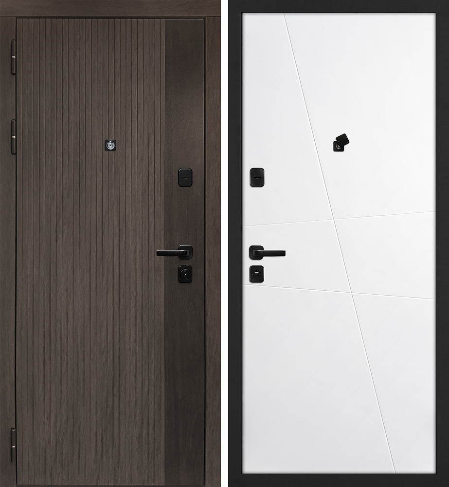 Дверь Вертикаль/Смальта-Лайн 02  /  2050 х 860 правое 