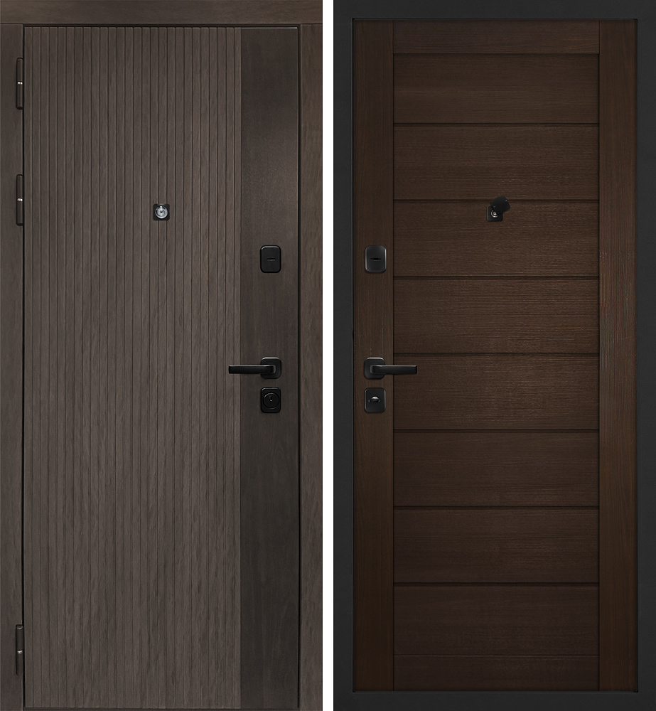 Дверь Вертикаль/Техно 708  /  2050 х 860 правое 