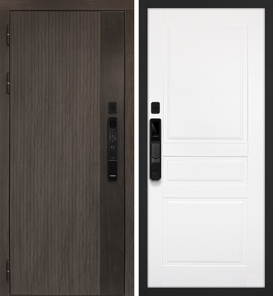 Дверь Вертикаль смарт/Смальта 01  /  2050 х 960 левое 