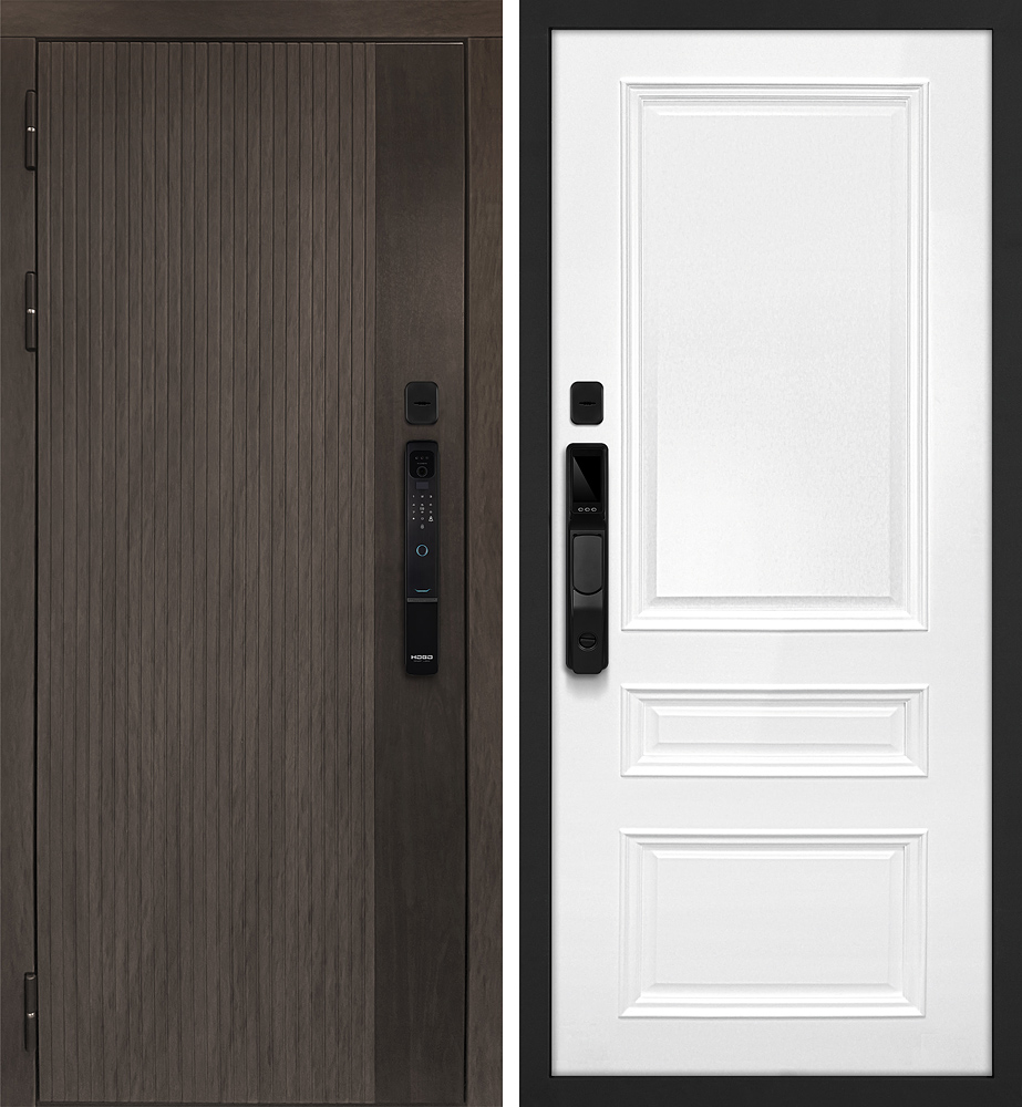 Дверь Вертикаль смарт/Смальта 06  /  2050 х 960 правое 