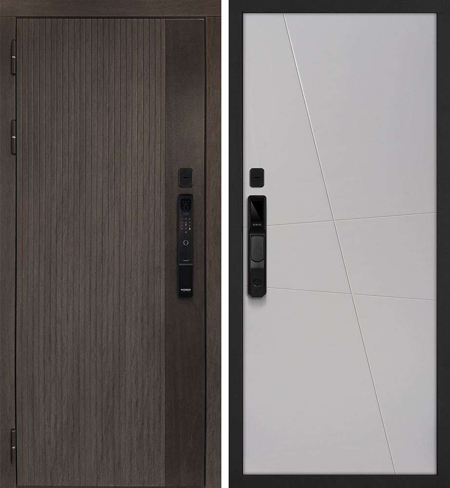 Дверь Вертикаль смарт/Смальта-Лайн 02  /  2050 х 860 правое 