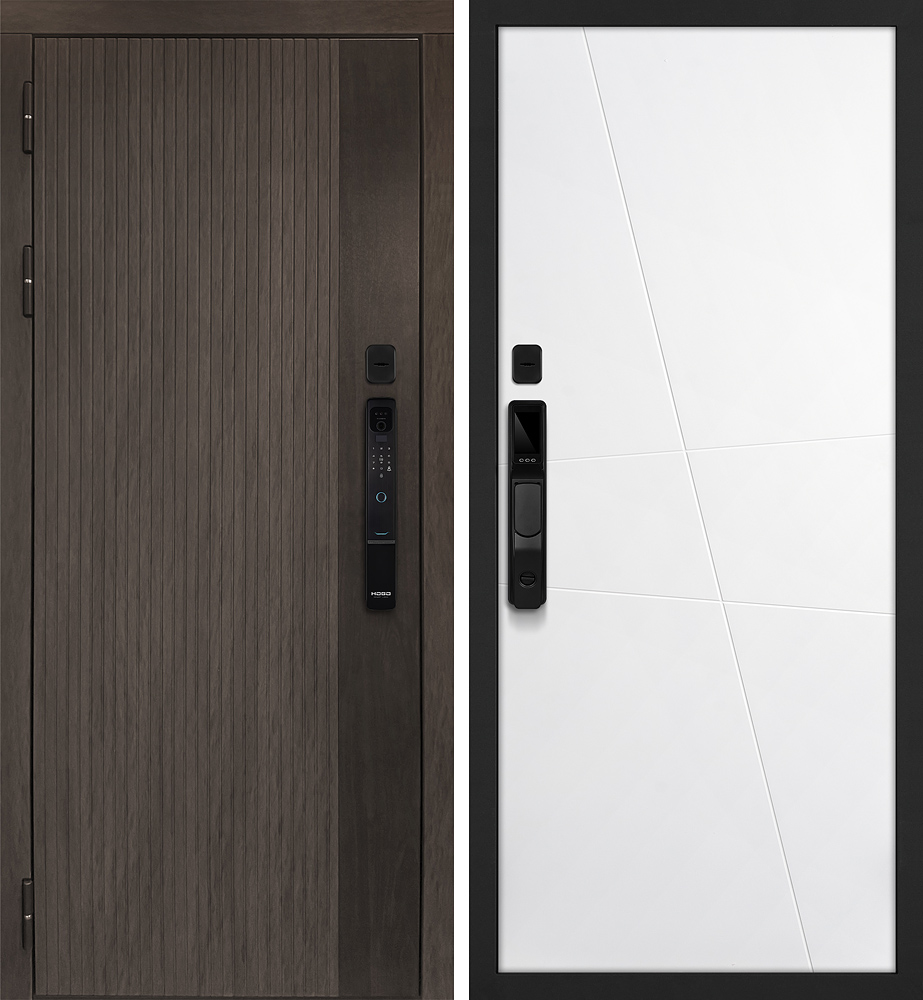 Дверь Вертикаль смарт/Смальта-Лайн 02  /  2050 х 960 левое 