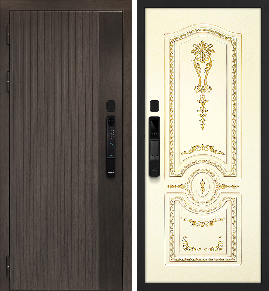 Дверь Вертикаль смарт/Смальта 11  /  2050 х 860 правое 